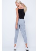 Light gray wrap sweatpants BB21886 - Online store - Boutique